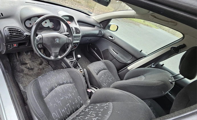 Peugeot 206 cena 6500 przebieg: 186000, rok produkcji 2003 z Łódź małe 667